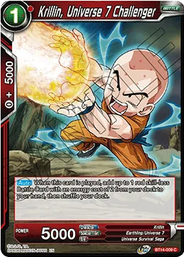 BT14-009 Krillin, Universe 7 Challenger