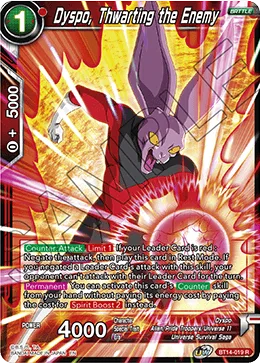 BT14-019 Dyspo, Thwarting the Enemy