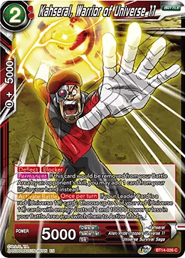 BT14-026 Kahseral, Warrior of Universe 11