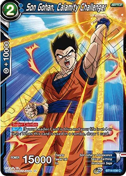 BT14-038 Son Gohan, Calamity Challenger