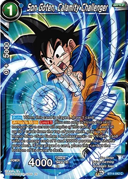 BT14-042 Son Goten, Calamity Challenger