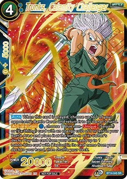 BT14-045 Trunks, Calamity Challenger (Promo)