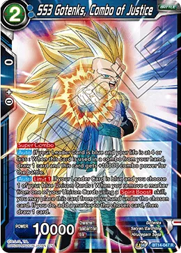 BT14-047 SS3 Gotenks, Combo of Justice