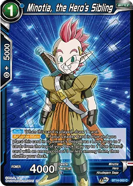 BT14-053 Minotia, the Hero's Sibling