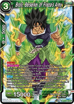 BT14-084 Broly, Berserker of Frieza's Army