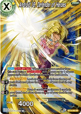 BT14-093 Android 18, Defender of Heroes