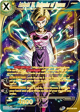 BT14-093 Android 18, Defender of Heroes (SPR)