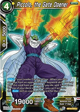 BT14-104 Piccolo, the Gate Opener