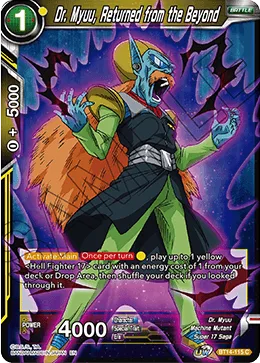 BT14-115 Dr. Myuu, Returned from the Beyond