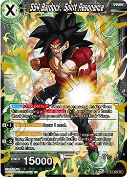 BT14-122 SS4 Bardock, Spirit Resonance