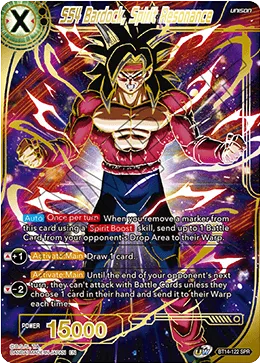 BT14-122 SS4 Bardock, Spirit Resonance (SPR)