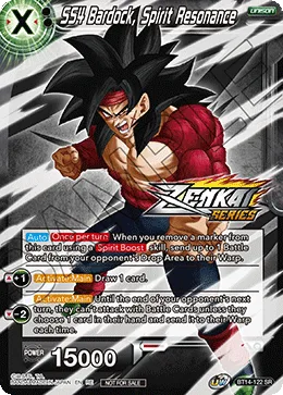 BT14-122 SS4 Bardock, Spirit Resonance (Promo)