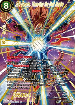 BT14-129 SS4 Gogeta, Thwarting the Dark Empire (SPR)