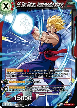 BT15-003 SS Son Gohan, Kamehameha Miracle (Promo)