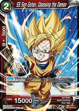 BT15-010 SS Son Goten, Opposing the Demon