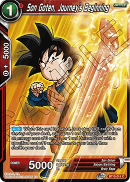 BT15-011 Son Goten, Journey's Beginning