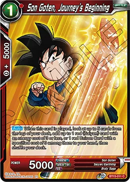 BT15-011 Son Goten, Journey's Beginning (Promo)
