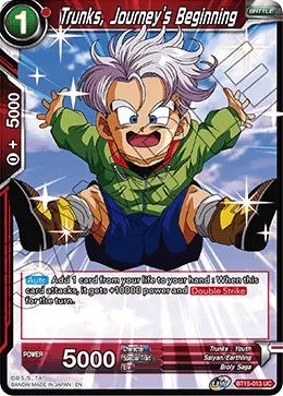 BT15-013 Trunks, Journey's Beginning