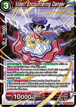 BT15-016 Videl, Encountering Danger