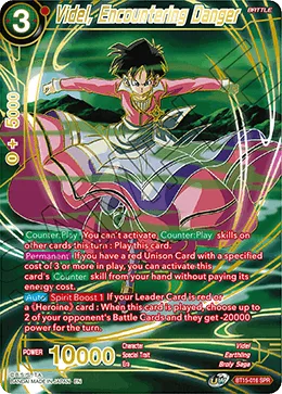 BT15-016 Videl, Encountering Danger (SPR)