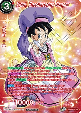 BT15-016 Videl, Encountering Danger (Promo)