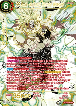 BT15-019 SS Broly, Brutality Beyond Measure (SPR)