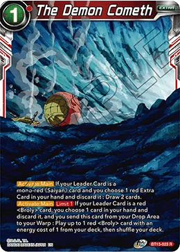 BT15-023 The Demon Cometh