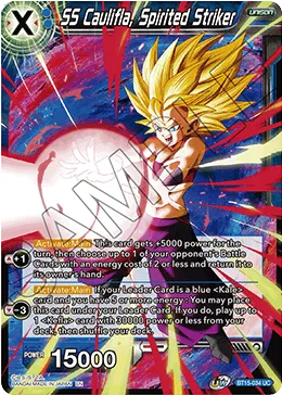 BT15-034 SS Caulifla, Spirited Striker