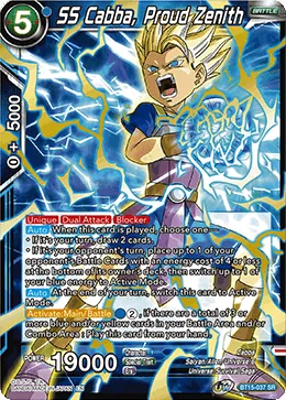 BT15-037 SS Cabba, Proud Zenith