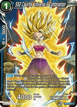 BT15-041 SS2 Caulifla, Universe 6 Combination