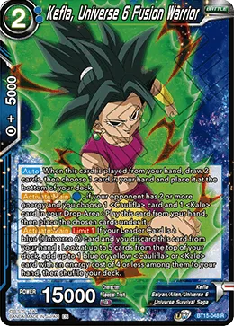 BT15-048 Kefla, Universe 6 Fusion Warrior