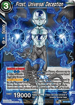 BT15-052 Frost, Universal Deception