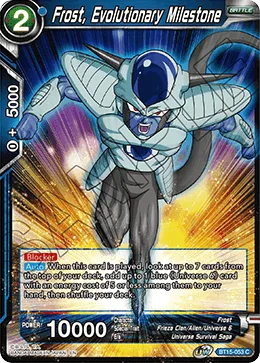 BT15-053 Frost, Evolutionary Milestone