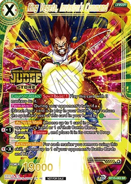 BT15-063 King Vegeta, Invasion's Command (Promo)