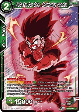 BT15-068 Kaio-Ken Son Goku, Confronting Invasion