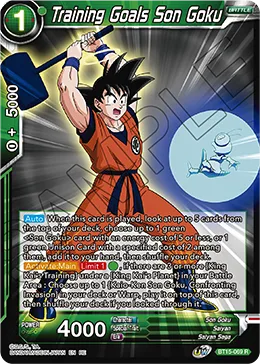 BT15-069 Training Goals Son Goku (Promo)
