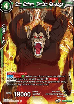 BT15-070 Son Gohan, Simian Revenge