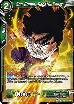 BT15-072 Son Gohan, Rageful Flurry