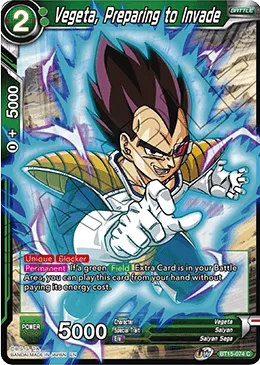 BT15-074 Vegeta, Preparing to Invade