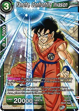 BT15-077 Yamcha, Confronting Invasion