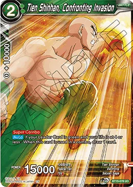 BT15-078 Tien Shinhan, Confronting Invasion