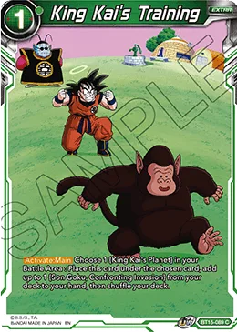 BT15-089 King Kai's Training