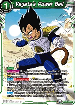 BT15-090 Vegeta's Power Ball