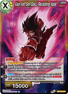 BT15-093 Kaio-Ken Son Goku, Reclaiming Hope