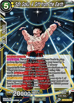 BT15-095 Son Goku, A Gift from the Earth