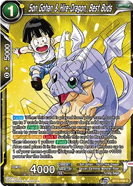 BT15-098 Son Gohan & Hire-Dragon, Best Buds