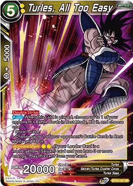 BT15-107 Turles, All Too Easy