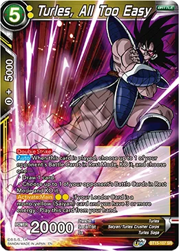 BT15-107 Turles, All Too Easy (Promo)