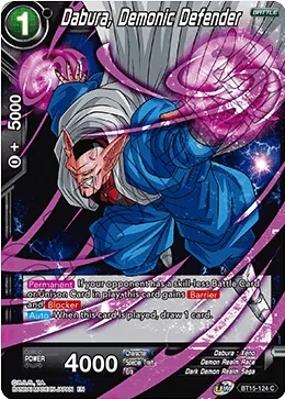 BT15-124 Dabura, Demonic Defender