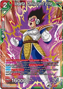 BT15-143 Vegeta, Omnipotent Elite